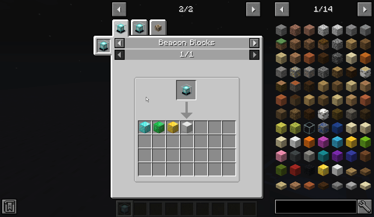 Just Enough Beacons Mod 1.16.5, 1.15.2 (JEI Addon with Info on Beacons